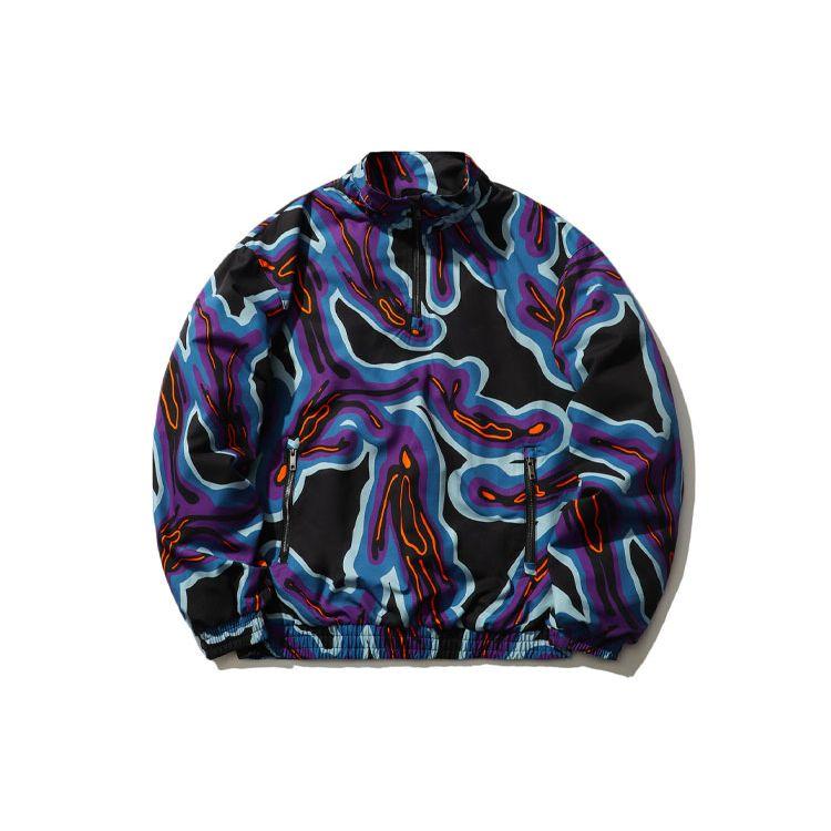 Li-Ning Loose Langarm Half-Zip Pullover Jacke Herren Tops Schwarz AAER197-1 S von Joom DACH