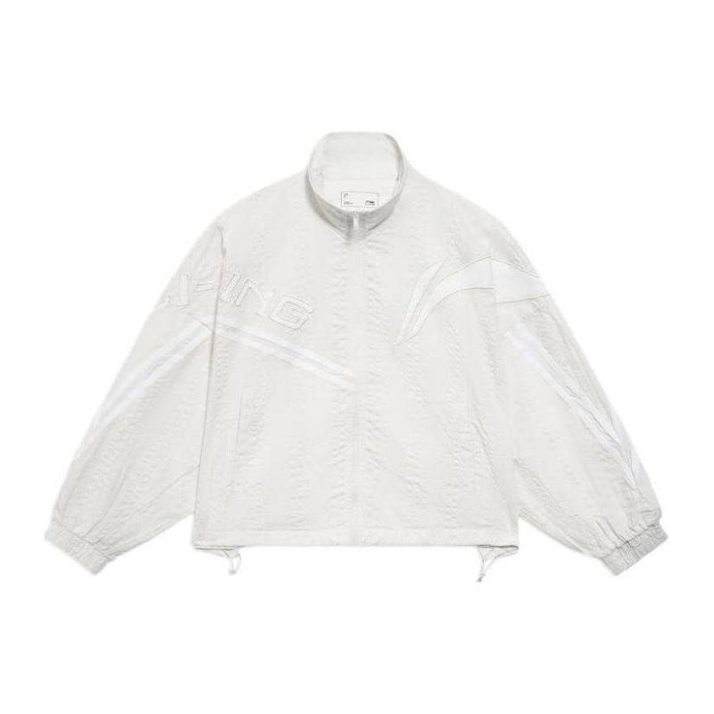 Li Ning Plain Letter Logo Striped Zipper Stand Collar Casual Jacket Damen Jacken Cloud-White AFDS344-2 XXL Li Ning Plain Letter Logo Striped Zipper Stand Collar Casual Jacket Damen Jacken Cloud-White AFDS344-2 XXL von Joom DACH