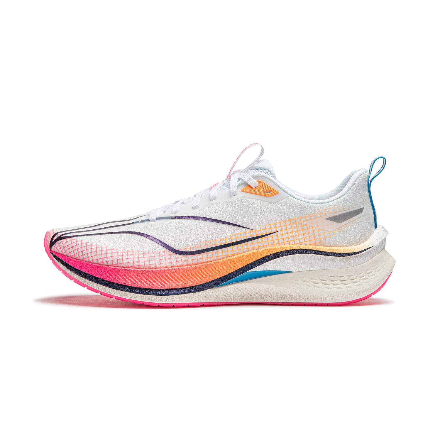 Li Ning Red Rabbit 7 Pro Hohe Rückfederung Leicht Atmungsaktiv Stoßdämpfung Unterstützung Low Top Laufschuhe Herren Sneaker Standard-Weiß ARPV025-5 44⅓ von Joom DACH