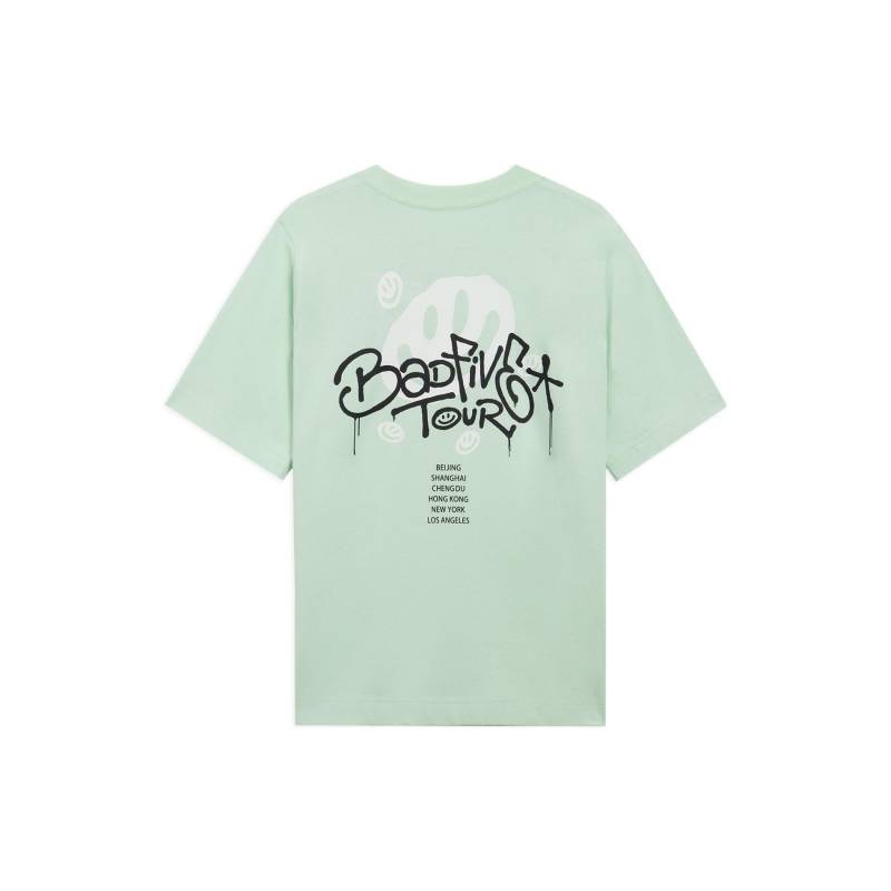 Li Ning SS22 Badfive Smiley Graffiti Buchstabendruck Rundhals Kurzarm T-Shirt Damen T-Shirts Wasserwellengrün AHSS408-2 M Li Ning SS22 Badfive Smiley Graffiti Buchstabendruck Rundhals Kurzarm T-Shirt Damen T-Shirts Wasserwellengrün AHSS408-2 M von Joom DACH