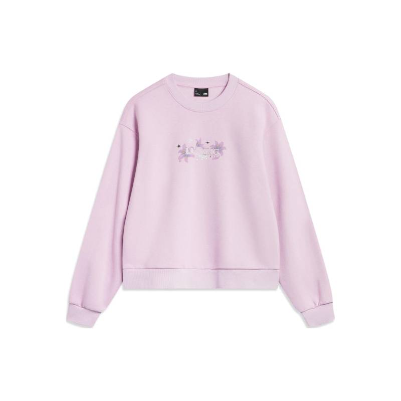 Li Ning Sportlicher Lifestyle Serie Buchstaben-Print Fleece Warm Lockerer Pullover Damen Sweatshirt Lotus-Pink Lila AWDT816-5 S Li Ning Sportlicher Lifestyle Serie Buchstaben-Print Fleece Warm Lockerer Pullover Damen Sweatshirt Lotus-Pink Lila AWDT816-5 S von Joom DACH