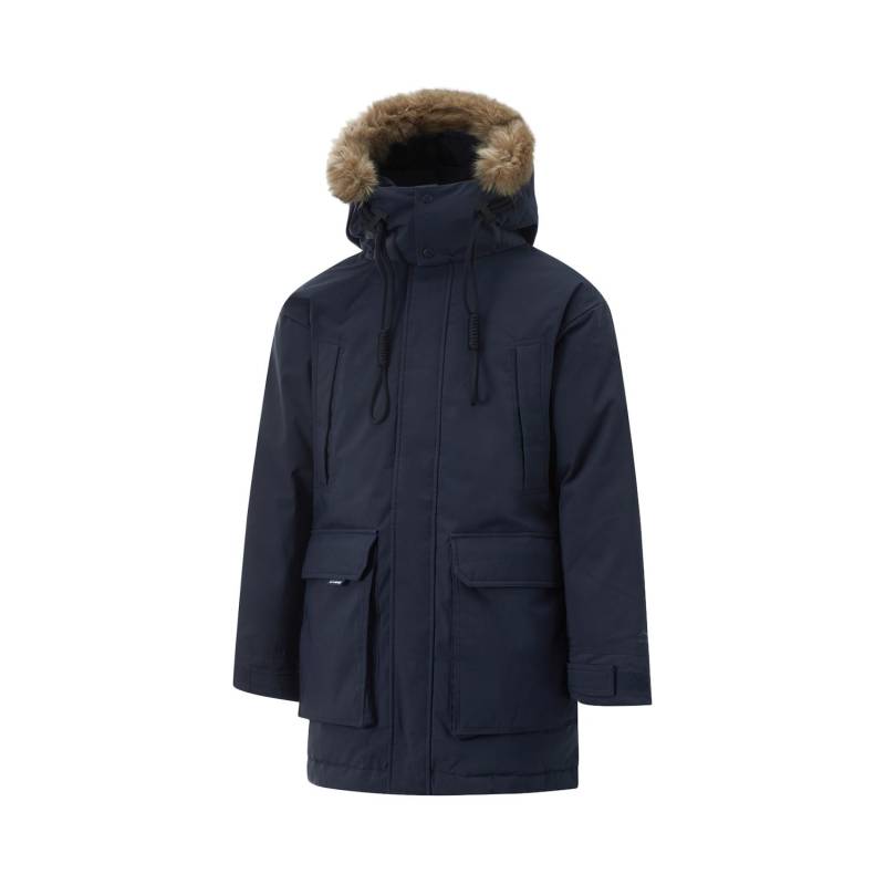 Li Ning Sports Trend Serie Einfarbig Kapuze Reißverschluss Kälteabweisend Winter Outdoor Mittellang Daunenjacke Herren Oberbekleidung Tiefmarineblau AYMU361-3 L Li Ning Sports Trend Serie Einfarbig Kapuze Reißverschluss Kälteabweisend Winter Outdoor Mittellang Daunenjacke Herren Oberbekleidung Tiefmarineblau AYMU361-3 L von Joom DACH