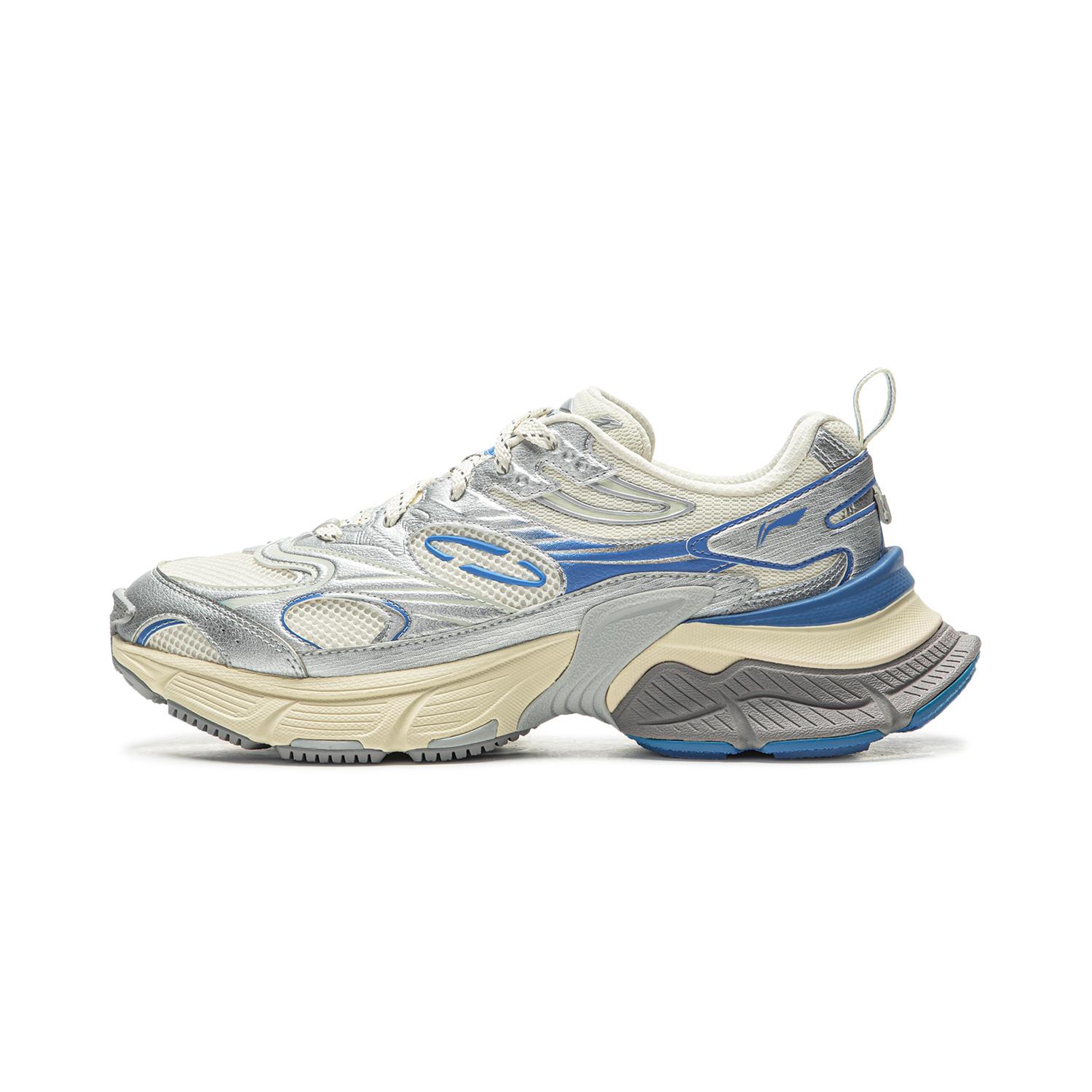 Li Ning Starry Y2K Weiche Retro-Mode Vielseitig Höhenerhöhend Stoßdämpfend Rutschfest Atmungsaktiv Low-Top Dad Shoes Herren Sneaker AGCV109-4 43 von Joom DACH