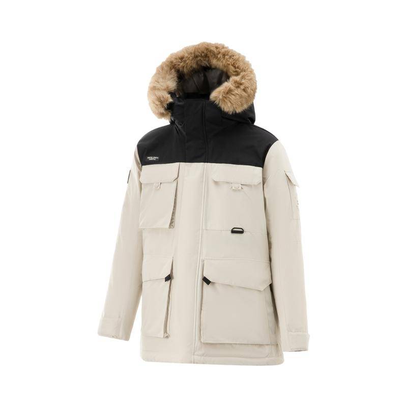 Li Ning Trainingsserie Lässige Sportliche Warme Winddichte Daunenjacke Herren Jacke Khaki AYMU539-1 XL Li Ning Trainingsserie Lässige Sportliche Warme Winddichte Daunenjacke Herren Jacke Khaki AYMU539-1 XL von Joom DACH