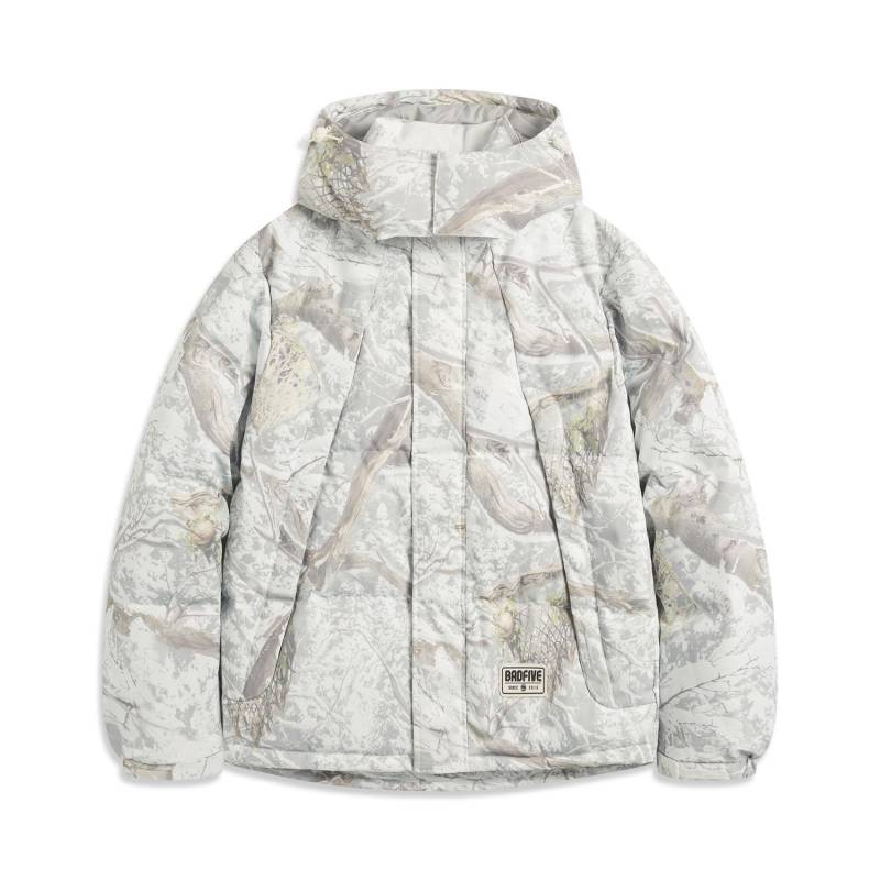 Li Ning Vollprint Reißverschluss Kapuzenpullover Bequem Atmungsaktiv Vielseitig Locker Daunenjacke Herren Oberbekleidung Weiß AYMU483-2 XL von Joom DACH