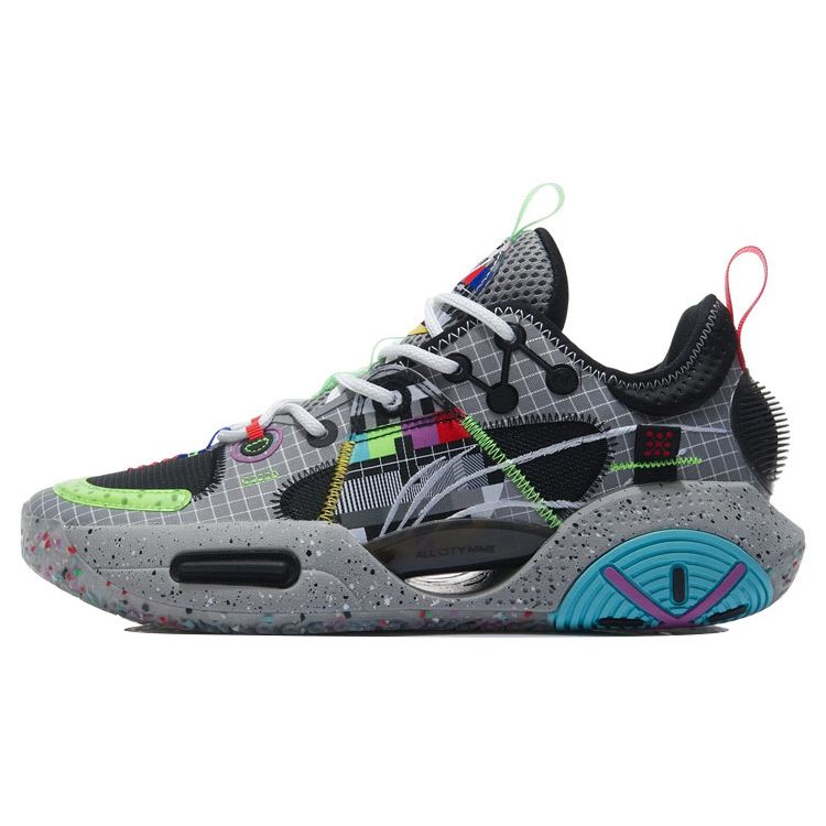 Li-Ning Wade All City 9 V1.5 Team No Sleep Herren Sneaker Grau ABAR077-6 45 von Joom DACH