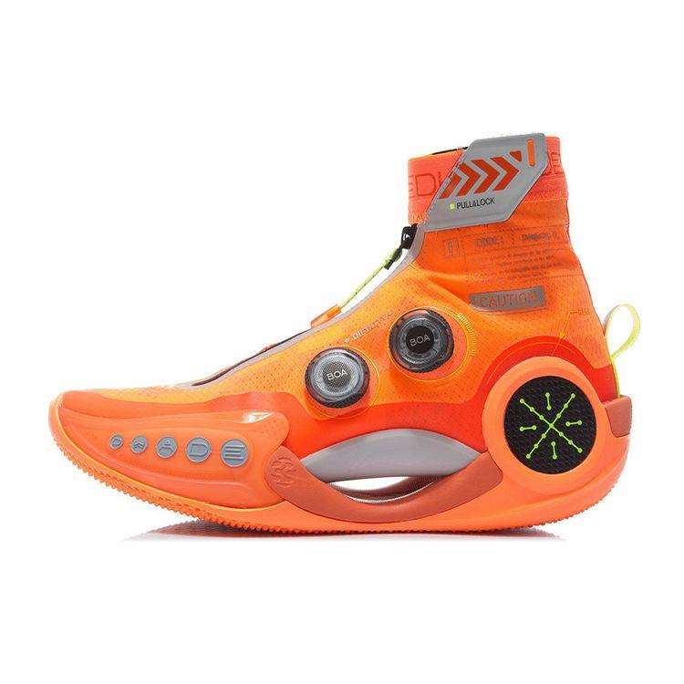 Li-Ning Way of Wade 9 Infinity Caution Herren Turnschuhe Orange Shocking-Orange ABER003-6 41⅔ von Joom DACH