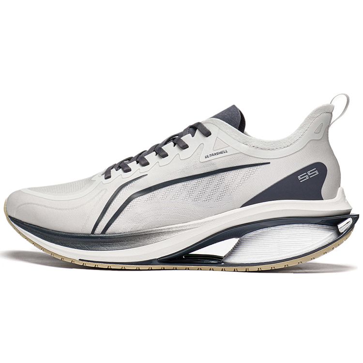 Li Ning Wu Shi 5S 3.0 Rutschfest Abriebfest Atmungsaktiv Low-Top Laufschuhe Herren Sneaker Grau Schwarz ARST001-2 44⅓ von Joom DACH