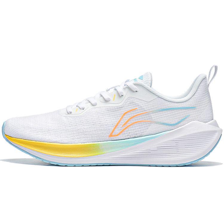 Li Ning Wu Shi Lite Leichte Rebound Stoßdämpfung Rutschfest Abriebfest Low Top Laufschuhe Herren Sneaker Weiß ARST003-1 44⅓ von Joom DACH