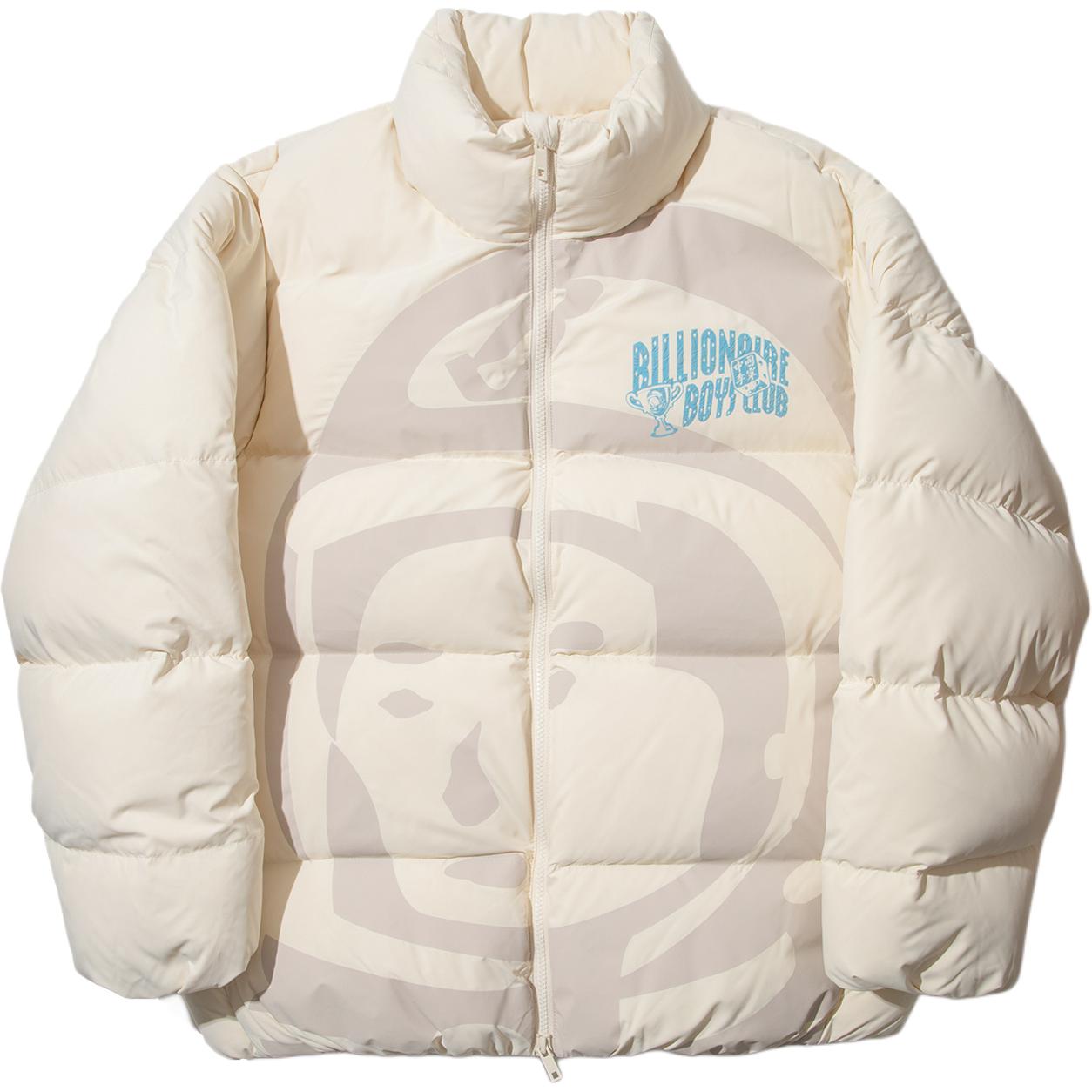 Li Ning X Billionaire Boys Club Skateboard-Serie Bedruckter Schriftzug Reißverschluss Bequeme Daunenjacke Herren Oberbekleidung Eierschalen-Grau AYMU673-1 L von Joom DACH
