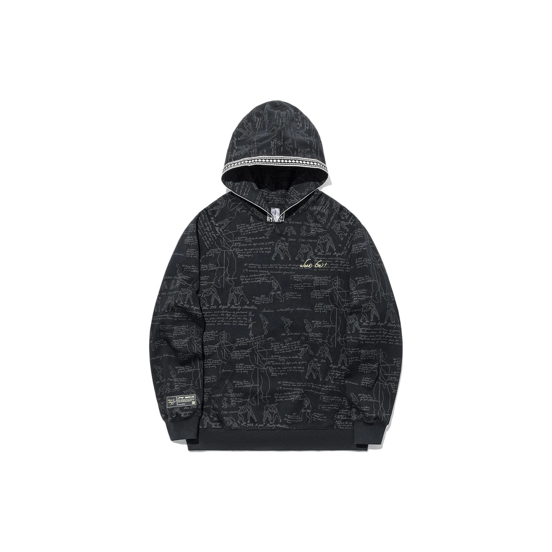 Li Ning X Bruce Lee Kollaboration Kung Fu Serie Lockerer Schnitt Allover-Print Bestickt Lässiger Pullover Hoodie Herren Hoodies Schwarz AWDTC77-3 L Li Ning X Bruce Lee Kollaboration Kung Fu Serie Lockerer Schnitt Allover-Print Bestickt Lässiger Pullover Hoodie Herren Hoodies Schwarz AWDTC77-3 L von Joom DACH