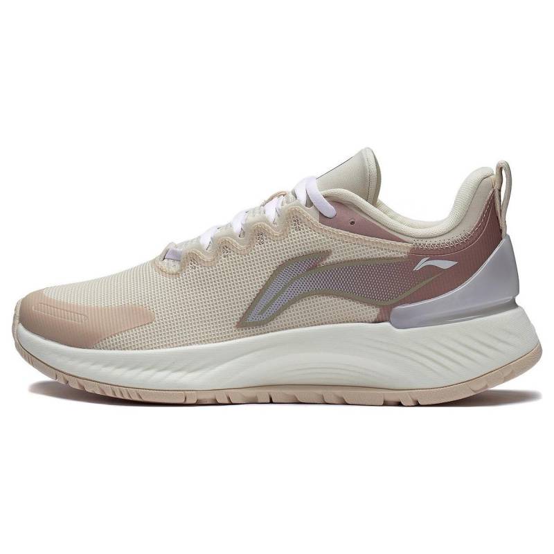 Li Ning Yue Ying Element Rutschfest Abriebfest Atmungsaktiv Low-Top Laufschuhe Damen Sneaker Grau ARHS008-10 35⅔ von Joom DACH