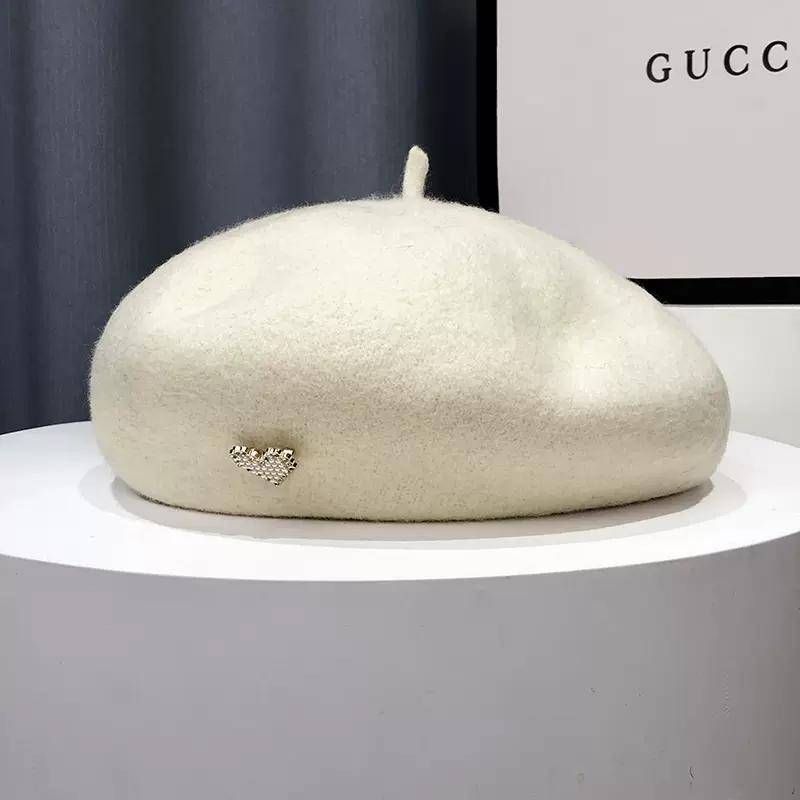Liebe Herz Wolle Baskenmütze Koreanische Mode Frauen Beanie Hut Hohe Qualität Weibliche Herbst Winter Gesicht Kleine Künstler Maler Hut One Size weiß Liebe Herz Wolle Baskenmütze Koreanische Mode Frauen Beanie Hut Hohe Qualität Weibliche Herbst Winter Gesicht Kleine Künstler Maler Hut One Size weiß von Joom DACH
