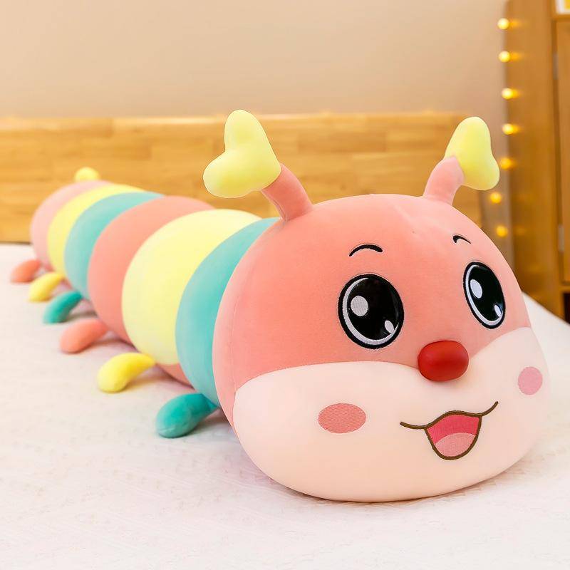 Liebe Raupe Puppe Lange Kissen Neue Plüsch Spielzeug kinder Puppe Kreative Geschenk Geburtstag Geschenk 110cm von Joom DACH