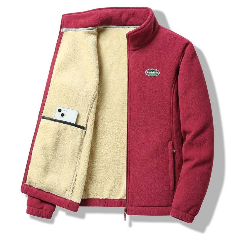 Liebhaber Herbst und Winter Neue Outdoor-Sportarten mit Fleece Verdickter Fleece Hoodie Mantel Herren Warmer Hoodie Große Größe 7XL von Joom DACH