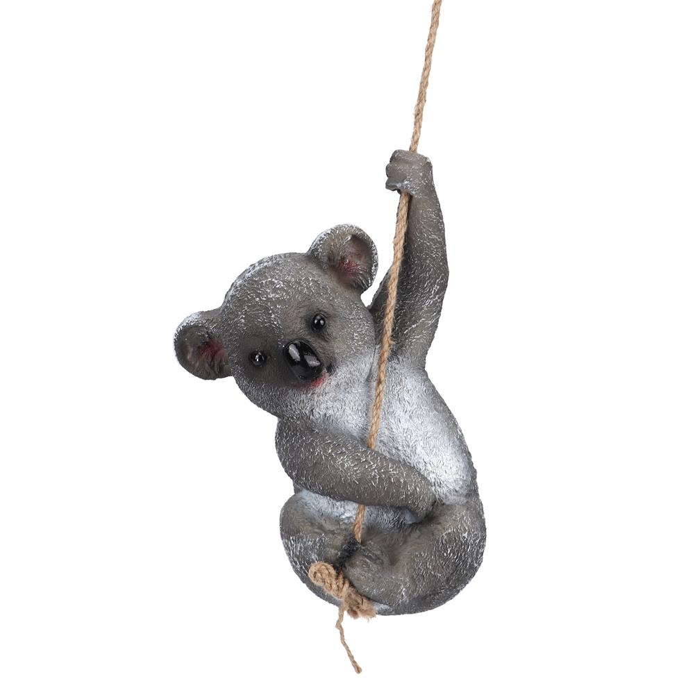 Liebliche Simulation Schwingender Koala Hängende Statue Outdoor-Figuren für Terrasse Hof Gartendekoration von Joom DACH