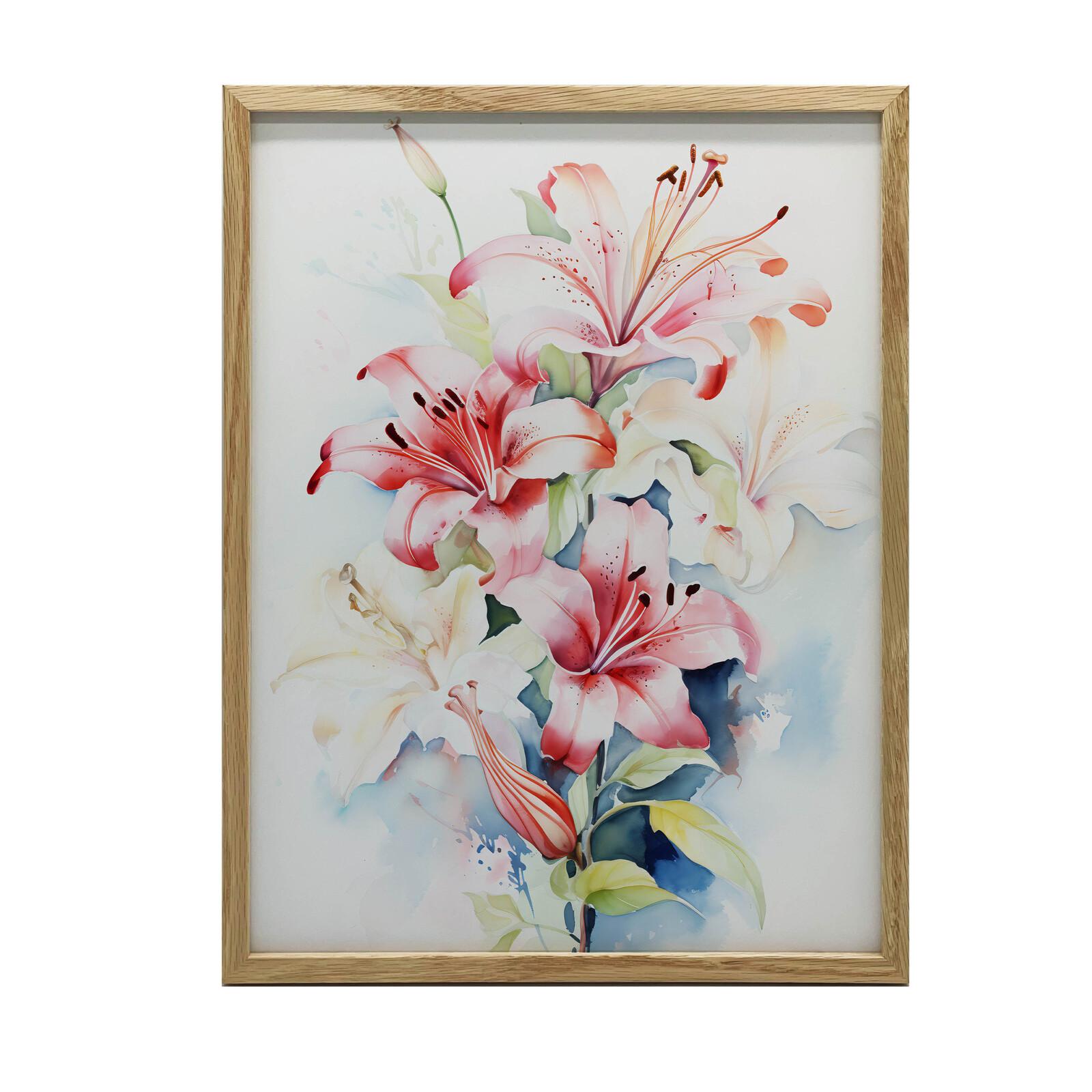 Lilie: Zartheit des Frühlings Lilien: Zarte Frühlingsgefühle, 30X40 cm, Goldener Aluminiumrahmen, Mattes Papier 230 g/m² 36 Lilie: Zartheit des Frühlings Lilien: Zarte Frühlingsgefühle, 30X40 cm, Goldener Aluminiumrahmen, Mattes Papier 230 g/m² 36 von Joom DACH