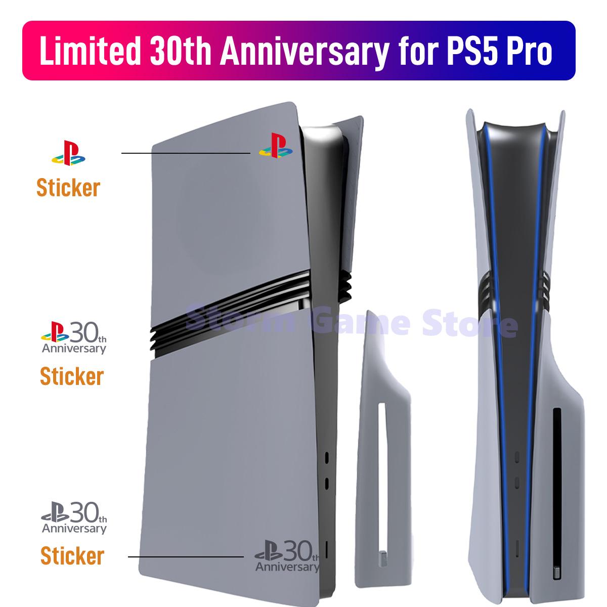 Limitierter 30. Jahrestag für PS5 Pro Faceplate Vinyl-Logo-Aufkleber Playstation 5 Fat Console Cover Faceplate Shell-Ersatz Limitierter 30. Jahrestag für PS5 Pro Faceplate Vinyl-Logo-Aufkleber Playstation 5 Fat Console Cover Faceplate Shell-Ersatz von Joom DACH