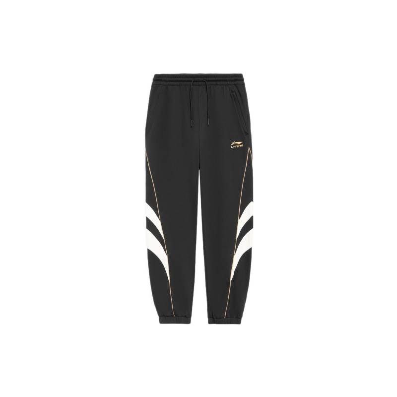 Lining Fashion Series Logo Strick-Jogginghose Herren Unterteile Schwarz AKLS975-3 XXL von Joom DACH