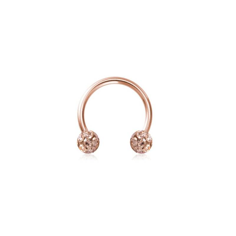 Lippenpiercing-Halterung, Männer, Geschenke, Frauen, Piercing, Nasenring, Körperschmuck, Edelstahl, Septumringe 8mm rose gold von Joom DACH
