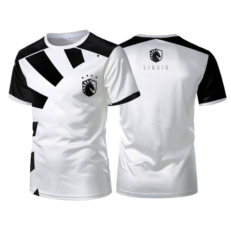 Liquid Team Teamuniformen CS:GO E-Sports Wettkampf-Trainingsanzüge Herren Sport-T-Shirts Atmungsaktive Casual Oversized Tops Tees 5XL von Joom DACH