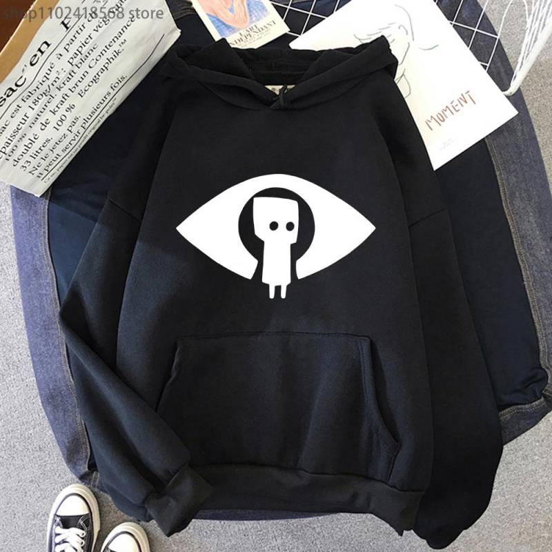 Little Nightmares Anime-Print Herren/Damen Baumwoll-Kapuzenpullover Lässiger übergroßer Pullover Beliebtes Sweatshirt Modetrend Unisex-Kleidung M von Joom DACH
