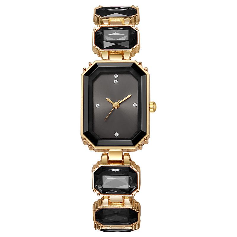 Little Rock 2024 Damen Luxus Diamantuhr - Elegantes, hochwertiges und stilvolles Design schwarz von Joom DACH