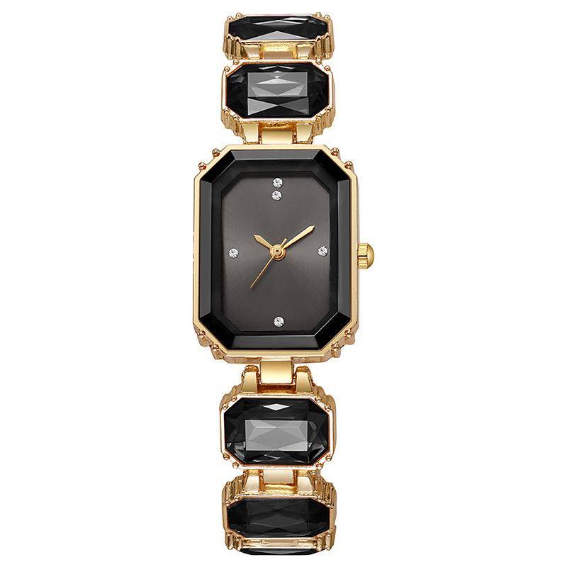 Little Rock 2024 Damen Luxus Diamantuhr - Elegantes, hochwertiges und stilvolles Design schwarz von Joom DACH