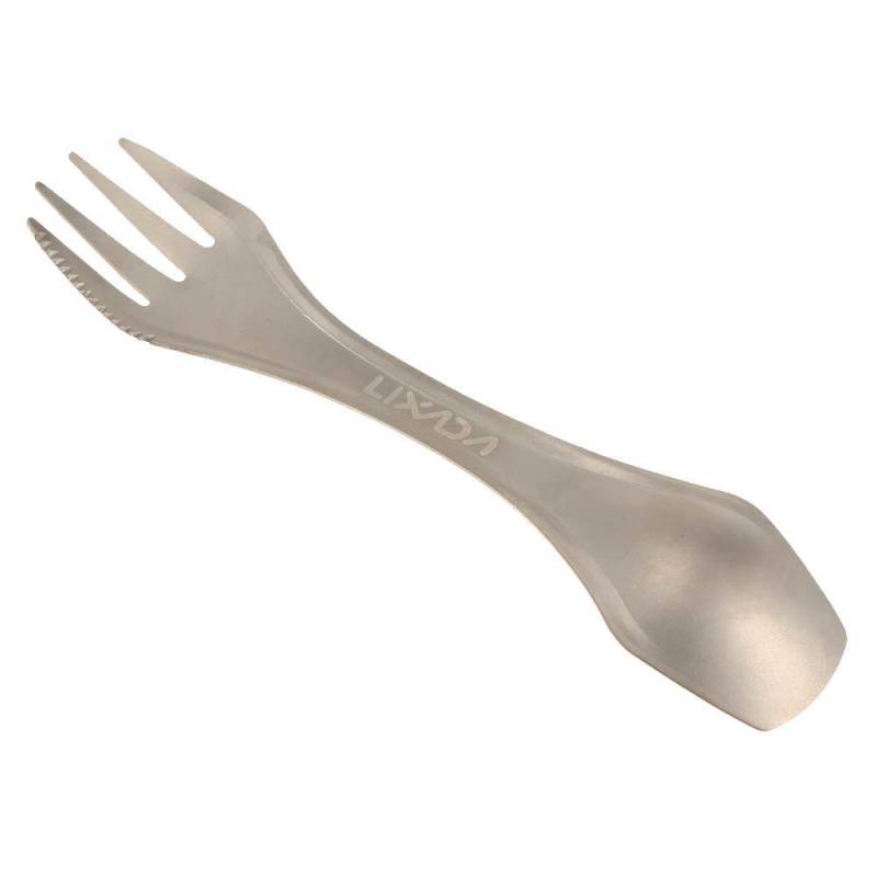 Lixada 100 % Titan Outdoor Camping Picknick Löffel Gabel Messer von Joom DACH