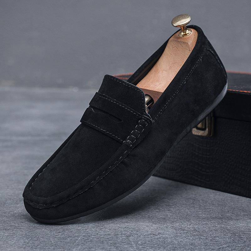 Loafers Herren Weiche Sohlen Beanie Schuhe Anti-Wildleder Herren Fahren Freizeitschuhe Herren 42 von Joom DACH