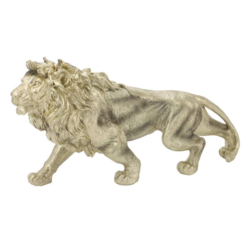 Löwenstatue Figur Moderne Kunst Skulptur Handgefertigt Polyresin Tierstatue für Büro Heimdeko von Joom DACH