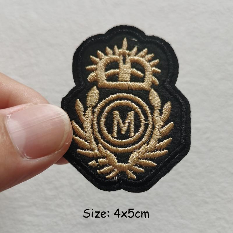 Logo Stickerei Patch Eisen Auf Patches DIY Rock Stil Punk Patches Auf Kleidung Mode Streifen DIY Punk Abzeichen Aufkleber 4x5cm von Joom DACH