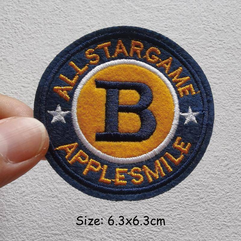 Logo Stickerei Patch Eisen Auf Patches DIY Rock Stil Punk Patches Auf Kleidung Mode Streifen DIY Punk Abzeichen Aufkleber 6.3x6.3cm von Joom DACH