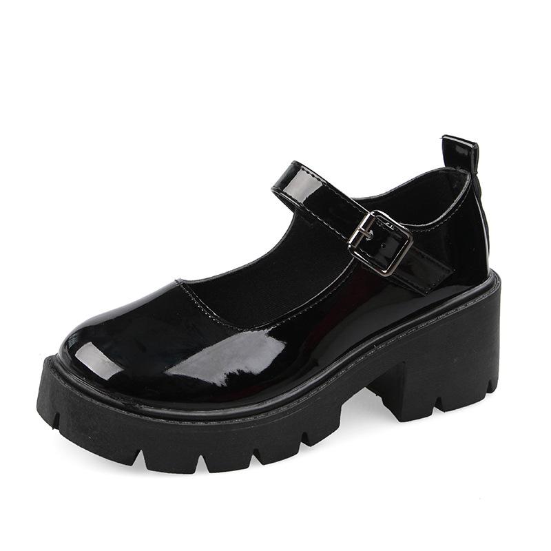 Lolita Schuhe Damen Japanische Mary Jane Schuhe Damen Vintage Mädchen Studenten JK Uniform High Heel Plateauschuhe Cosplay Plus Size 40 schwarz Lolita Schuhe Damen Japanische Mary Jane Schuhe Damen Vintage Mädchen Studenten JK Uniform High Heel Plateauschuhe Cosplay Plus Size 40 schwarz von Joom DACH