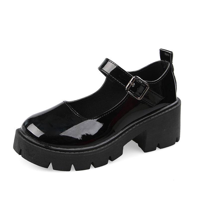 Lolita Schuhe Damen Japanische Mary Jane Schuhe Damen Vintage Mädchen Studenten JK Uniform High Heel Plateauschuhe Cosplay Plus Size 40 schwarz Lolita Schuhe Damen Japanische Mary Jane Schuhe Damen Vintage Mädchen Studenten JK Uniform High Heel Plateauschuhe Cosplay Plus Size 40 schwarz von Joom DACH
