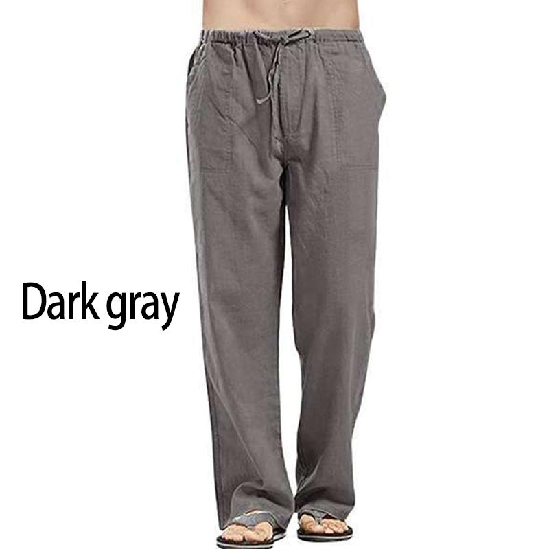 Lose Hosen für Herren in Übergröße, elastische Taille, gerade Partyhose, Streetwear 5XL dunkelgraue Lose Hosen für Herren in Übergröße, elastische Taille, gerade Partyhose, Streetwear 5XL dunkelgraue von Joom DACH