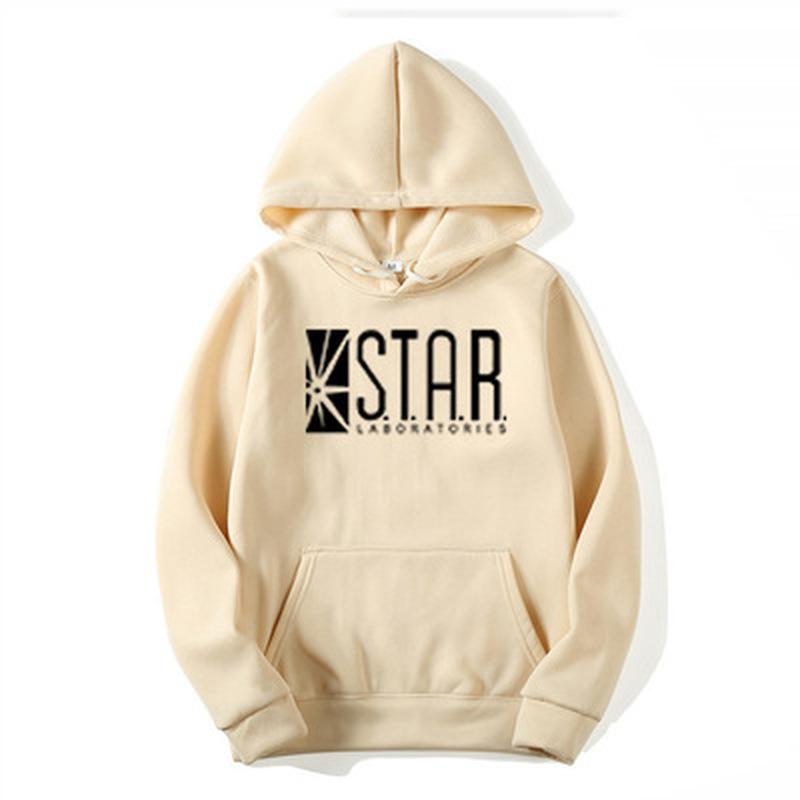 Lose Männer Frauen Hoodies Sweatwear Flash Starlab Hoodies Top Streetwear S ~ 3XL Mit Kapuze Top XXXL beige von Joom DACH