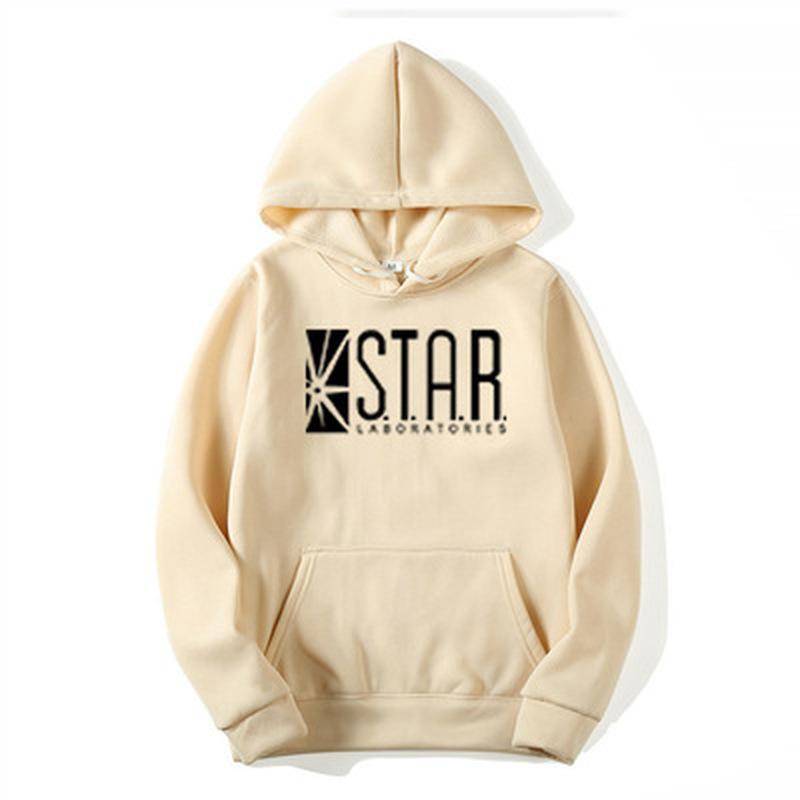 Lose Männer Frauen Hoodies Sweatwear Flash Starlab Hoodies Top Streetwear S ~ 3XL Mit Kapuze Top XXXL beige von Joom DACH
