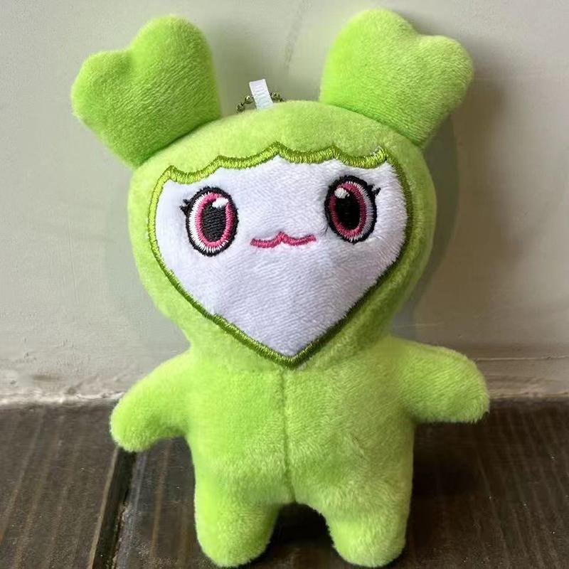 Lovelys Plüsch Koreanischer Superstar Plüschtier Cartoon Tier Zweimal Momo Puppe Schlüsselanhänger Anhänger Schlüsselschnalle Plüschtier Für Fans Einmal Mädchen grün von Joom DACH