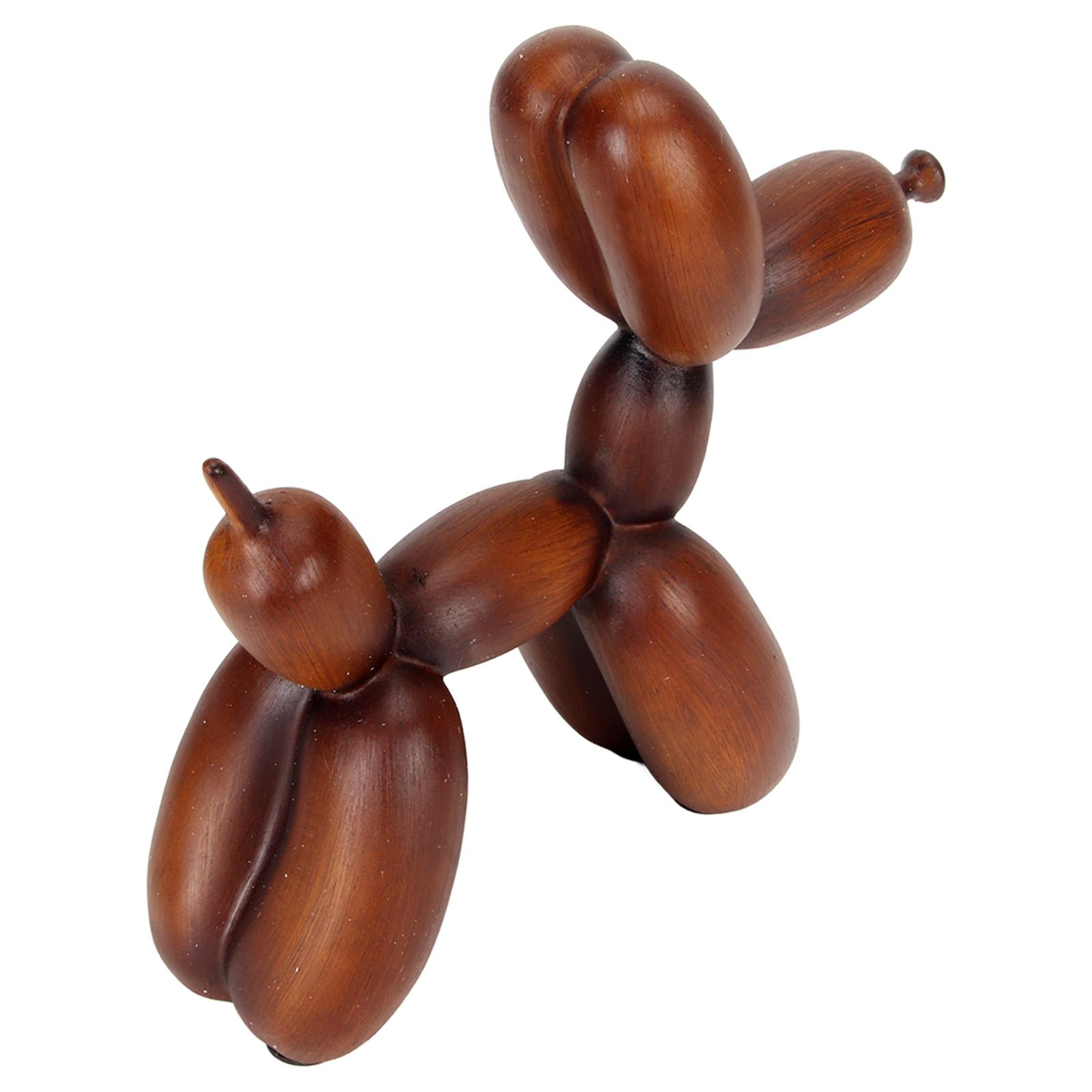 Luftballonhund Statue Farbecht Harz Glättung Sicher Langlebig Dekorative Hundefigur für Familie Büro von Joom DACH