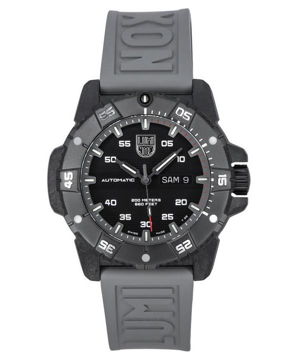 Luminox Master Carbon SEAL Graues Kautschukarmband Schwarzes Zifferblatt Schweizer Automatik-Taucheruhr XS.3862 200M Herrenuhr schwarz von Joom DACH