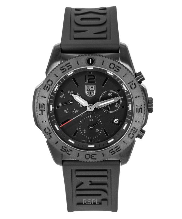 Luminox Pacific Diver Chronograph Kautschukarmband Schwarzes Zifferblatt Quarz XS.3141.BO.1 200M Herrenuhr schwarz von Joom DACH