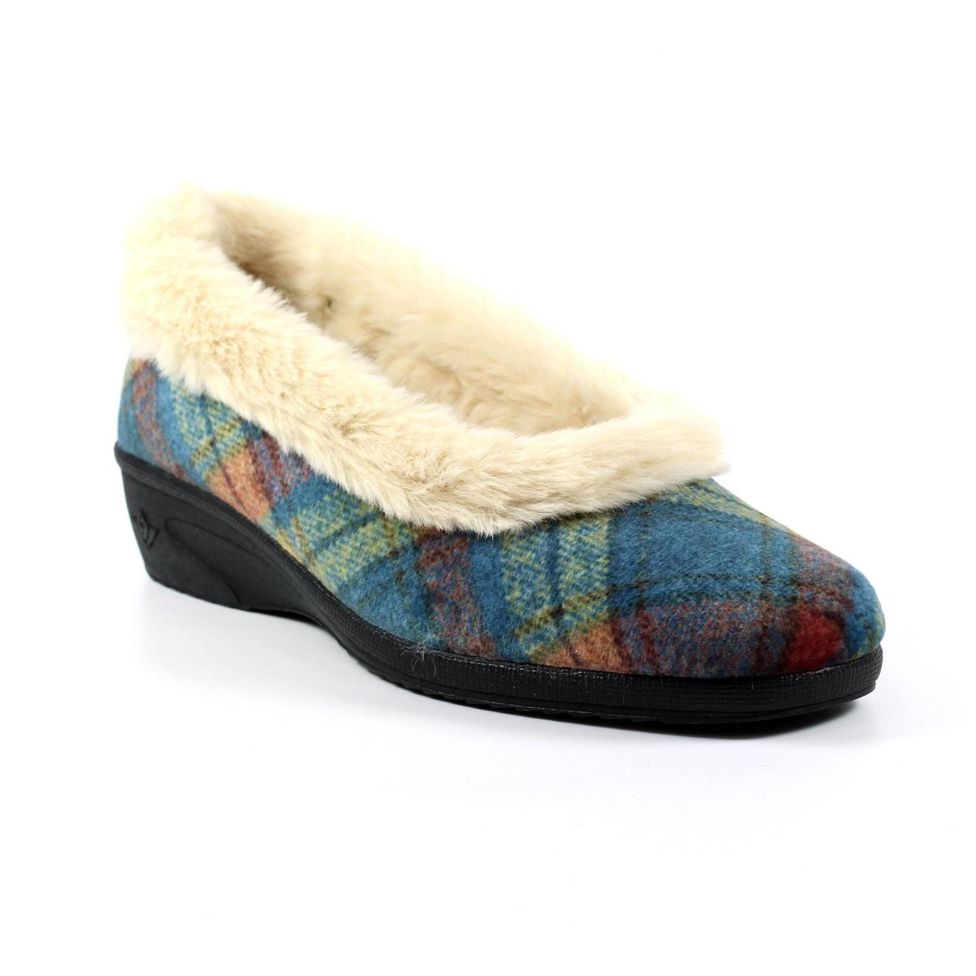 Lunar Damen/Damen Hoxton Hausschuhe 7 UK blau Lunar Damen/Damen Hoxton Hausschuhe 7 UK blau von Joom DACH