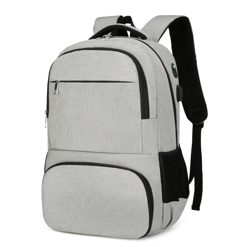 Lunch-Rucksack, isolierter Kühlrucksack, Lunchbox für Männer und Frauen, 15,6 Zoll Laptop-Rucksack mit grau von Joom DACH