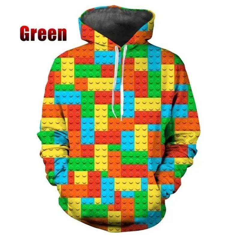Lustige Bausteine Spielzeug Grafiken für Männer Hoodies Pullover für Männer Kleidung 3D gedruckt Hoodies Mode Sweatshirts Hoodies 6XL von Joom DACH