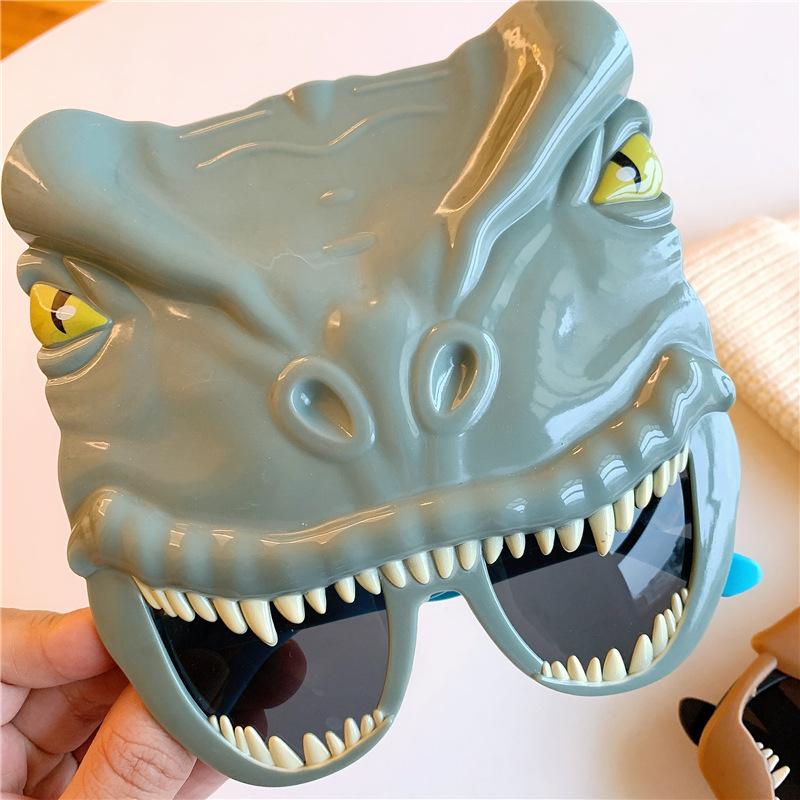 Lustige Cartoon Dinosaurier Brille Kinder Kostüm Geburtstagsparty Niedliche Sonnenbrille Foto-Requisiten graue von Joom DACH