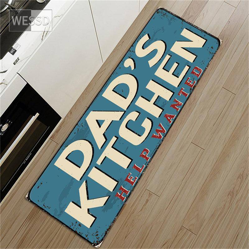 Lustige Küchenmatte „My Kitchen My Rules Mom's Kitchen“, Läufer, Teppich, Memory-Schaum, rutschfeste Fußmatte 60x180cm Lustige Küchenmatte „My Kitchen My Rules Mom's Kitchen“, Läufer, Teppich, Memory-Schaum, rutschfeste Fußmatte 60x180cm von Joom DACH