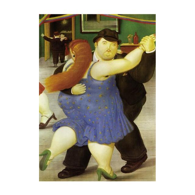 Lustige Mona Lisa-Kunst-Leinwandposter und -Drucke von Fernando Botero, berühmte Gemälde, Wandkunstbilder für die Wohndekoration 60*100cm von Joom DACH