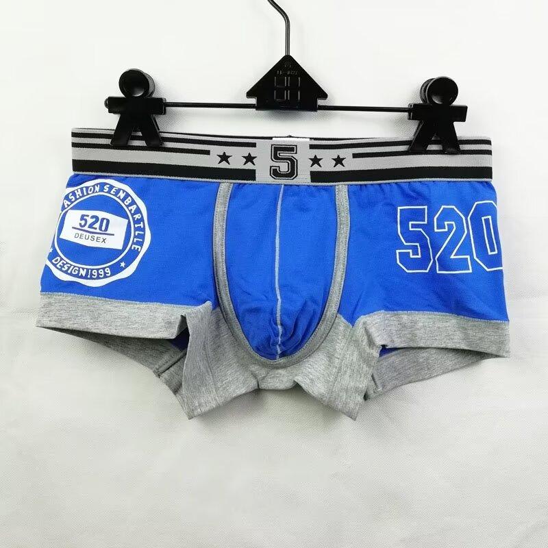 Lustige Neuheit Herren Unterwäsche Shorts Erwachsene Denim Druck Jeans Baumwolle Stretch Unterwäsche S blau von Joom DACH