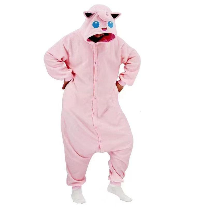 Lustiger Affe Bär Katze Overall Onesie für Erwachsene Cartoon Kigurumi Pyjamas für Halloween Overalls Pijama Frauen Männer Cosplay Kostüm l von Joom DACH